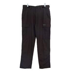 Helly Hansen Legendary Insulated Cargo Pants Black Windproof Mens Size 32 $200